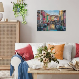 Ravensburger Puzzle 12000623 de 1000 Piezas Burano, Italia para Adultos y Niños a partir de 14 Años Puzzle de Alta Calidad