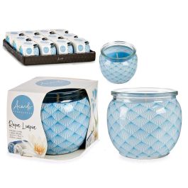 Acorde Vela Perfumada Tarro Ropa Limpia Cera y Vidrio Azul 7.5x6.3x7.5 cm (Set de 12) Precio: 12.98999977. SKU: S3602688