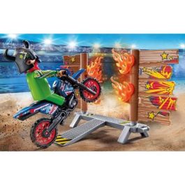 Playmobil 71808 Stunt Show Promo Packs Set de Acrobacias con Moto, Quad y Pilotos +4 años