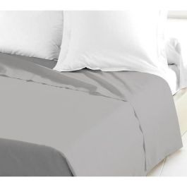 LOVELY HOME Sábana plana 100% algodón 240x300 cm gris claro Precio: 26.59000047. SKU: S7136569