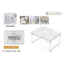 Confortime Estante Plegable, 31 cm de largo x 22 cm de ancho x 4 cm de alto (12 Unidades) Precio: 46.69000017. SKU: B1GHRDKQTC