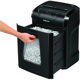 Destructora De Documentos Fellowes 12C Capacidad 8H Seguridad P4 grapas Clips Y Tarjetas Papelera 19 L