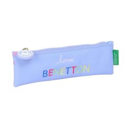 Bolso Escolar Portatodo Safta Estrecho Benetton Lila 60x200x10 mm