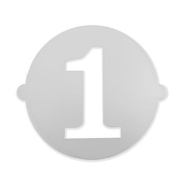 Algon Plantilla Tarta Cumpleaños (N-1) Grande 25 cm (36 Unidades)