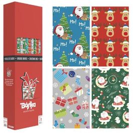 Papel De Regalo Rollo Basika 1X3 M (Caja De 40) Navidad Infantil Precio: 51.49999943. SKU: B188JY97PP
