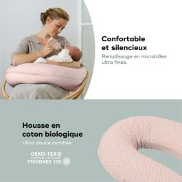 Doomoo Cojín Premamá y Lactancia Doomoo Buddy, confort embarazo y apoyo lactancia, algodón orgánico Oeko-Tex, funda lavable, rosa nublado Doomoo Cojín Premamá y Lactancia Doomoo Buddy, confort embarazo y apoyo lactancia, algodón orgánico Oeko-Tex, funda lavable, rosa nublado
