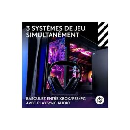 Logitech G LOG1737996785808 Auriculares Inalámbricos Astro A50 Lightspeed Pro-G Graphene para Gaming Xbox, PS5, Switch, PC/Mac Negro