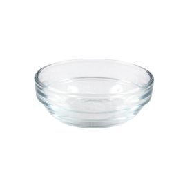 Duralex Set 4 Bols Apilables Lys Transparente Rojo, Ø6 cm/3,5 cl (24 Cajas)