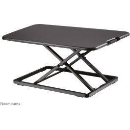 Neomounts NS-WS050BLACK Puesto de trabajo de pie/sentado de escritorio, soporte de monitor ergonómico negro, carga máxima 8 kg
