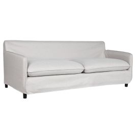 Sofa Moderno DKD Home Decor Beige 85 x 90 x 196 cm Sofa Moderno DKD Home Decor Beige 85 x 90 x 196 cm
