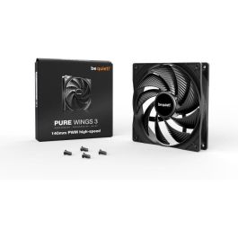 be quiet! Pure Wings 3 140mm PWM high-speed Ventilador Carcasa Ordenador 14 cm 1800 RPM Negro