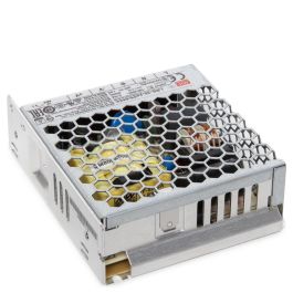 Meanwell LRS-35-24 Transformador LED 35W 230VAC/24VDC IP20 Fuentes de Alimentación Caja Rejilla Compacta Industrial