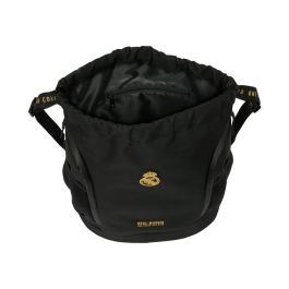 Mochila Saco Infantil Real Madrid C.F. Negro 35 x 40 x 1 cm