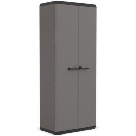 Armario de almacenamiento alto KIS Più - 68 x 39 x 166 cm - gris antracita y negro Precio: 109.98999946. SKU: B172ATVLBR