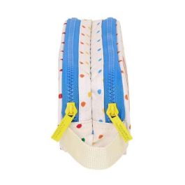 Portatodo Doble Benetton Topitos Blanco (21 x 8 x 6 cm) Portatodo Doble Benetton Topitos Blanco (21 x 8 x 6 cm)