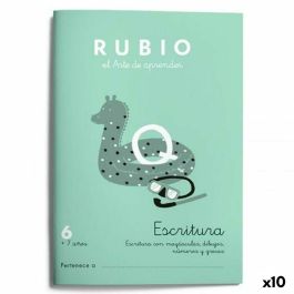 Cuaderno de escritura y caligrafía Rubio Nº06 A5 Español 20 Hojas (10 Unidades) Precio: 14.50000032. SKU: S8422726