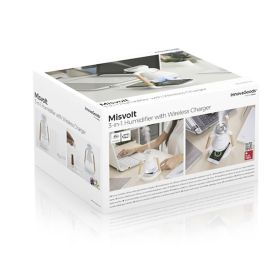 Humidificador Difusor de Aromas y Cargador Inalámbrico 3 en 1 Misvolt InnovaGoods
