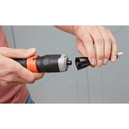 Black+Decker Atornillador en línea 6V BCF601C-XJ, reversible, incluye accesorios, 5Nm, 220RPM