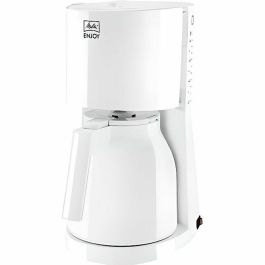 Melitta 1017-05 Cafetera de filtro Enjoy II Therm, jarra aislada, 10 tazas, 1000W, con parada automática, Blanco
