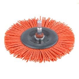 Wolfcraft Cepillo de Disco de Nylon Ø100 x 10 mm Vástago Hexagonal 1/4" para Uso Profesional y Doméstico Precio: 7.69000012. SKU: S7909608