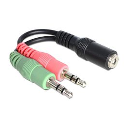DELOCK Adaptador 65459 Cable 3.5mm 4P Macho a 2x Hembra Negro 0.012m Precio: 13.89999963. SKU: B14DBXW9MZ