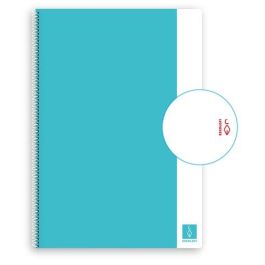 Bloc Escolofi Basic Tapa Dura A4 80H Liso 80G Celeste 5 unidades Precio: 22.49999961. SKU: B1HHE5JBCE