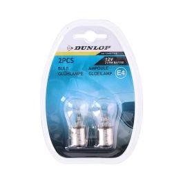 Dunlop Pack 2 bombillas coche 12v 21/5w recambio automoción