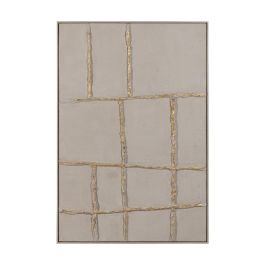 Cuadro Beige Dorado 80 x 3,5 x 80 cm Precio: 139.49999976. SKU: B1ACCGPQP4