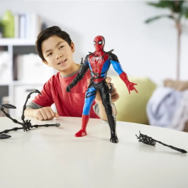 Hasbro Figura Venomversus Transformación Líquida G0728 Spider-Man Venomizado Marvel Accesorios +4 Años