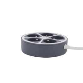 Chacon CHA5411478496519 Regleta de Oficina 5 Tomas 16A 250V 3680W Cable 1.5m Gris