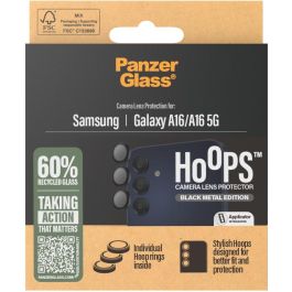 PanzerGlass Hoops Black Protector de Cámara para Samsung Galaxy A16 / A16 5G