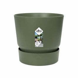 Elho ELH8711904529468 Maceta Redonda Greenville 55 Verde Ø 55 x H 50 cm exterior 100% reciclado
