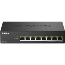 D-Link DMS-108P/E Switch 8 Puertos 2.5G Gigabit PoE (hasta 90W/puerto) 230W Presupuesto Total Precio: 169.50000045. SKU: B12PW6KLPY