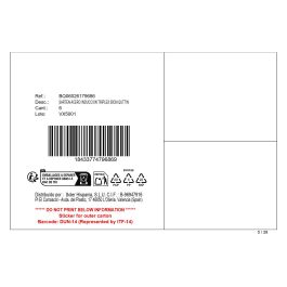 Inde Sarten de Acero para Induccion Triplex - 28 cm, Modelo Quttin (6 Unidades)