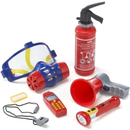Klein Conjunto de Bombero FIRE FIGHTER HENRY 7 Piezas con Máscara, Extintor, Linterna y Megáfono para Niños a Partir de 3 Años Precio: 42.99000046. SKU: B13CBRT3EZ