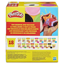 Play-Doh G0522 Pack de 18 Botes de Plastilina para Niños +2 Años