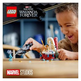 LEGO Marvel Avengers Sala del Trono del Rey Namor, Juego de Construcción, 355 Piezas, 7+ Años