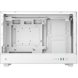 Deepcool Caja Ordenador Gaming Micro Torre CH260 Blanco - Soporte para Radiadores 360mm, Ventiladores Múltiples, USB Tipo C, Vidrio Templado