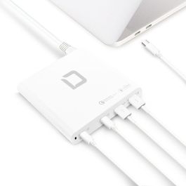 Dicota D31893 Universal Charger PRO 120W para Portátil, Smartphone, Tablet - 2 USB-A, 2 USB-C (QC 4+, PD 3.0) EU/UK