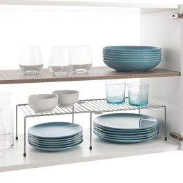 Metaltex Estante extensible para mueble de cocina 'Adapto' 57/33x24x15cm, recubrimiento Polytherm Metallic, Ref. 364300000