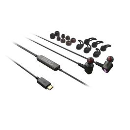 ASUS ROG CETRA II Auriculares Alámbricos Intraurales para Juego con USB Tipo C, Reducción de Ruido Activo, Negro - 90YH02S0-B2UA00