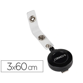 Q-connect Cordón Extensible para Identificador KF14147 con Pinza Metálica, 3x60 cm Precio: 11.49999972. SKU: B17ER5DTCF