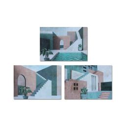 Cuadro Boho DKD Home Decor Verde Menta Terracota 1.8 x 50 x 70 cm (3 Unidades) Precio: 31.78999967. SKU: B13SQHK675