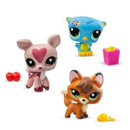 Pack de 3 figuras mascotas littlest pet shop 6,35x25,4x6,35 cm - modelos surtidos Pack de 3 figuras mascotas littlest pet shop 6,35x25,4x6,35 cm - modelos surtidos