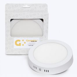 Plafón LED Circular 12W 930Lm 4200K Estuche Personalizado 40.000H [GR-MZMD01-12W-W-EP02]