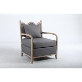 Sillón DKD Home Decor Abeto Poliéster Gris oscuro (66 x 70 x 88 cm) Precio: 331.69000007. SKU: S3040751