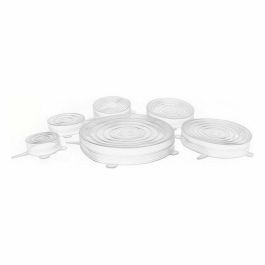 Set Privilege Tapa Silicona Transparente (12 Unidades) (6 pcs)