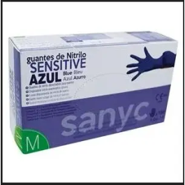 Sanicel Guantes de Nitrilo Sensitive sin Polvo Talla M Paquete de 100 GU104 Precio: 12.50000059. SKU: B16SMJ2C5N