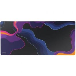 Trust Gaming GXT 759 Alfombrilla Gaming XXL 900x400x3mm Azul y Púrpura con Bordes Cosidos y Base Antideslizante