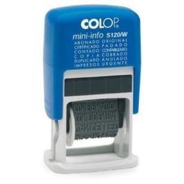 Colop Sello Printer S120-W 4 mm Formula Español Azul-Negro Precio: 14.99884298. SKU: S8403606